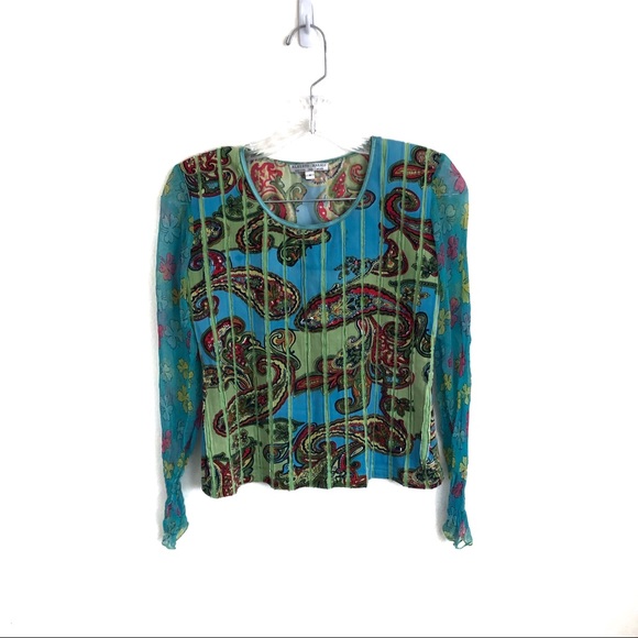 Alberto Makali Tops - 3 for $25 Alberto Makali Floral Paisley Blouse